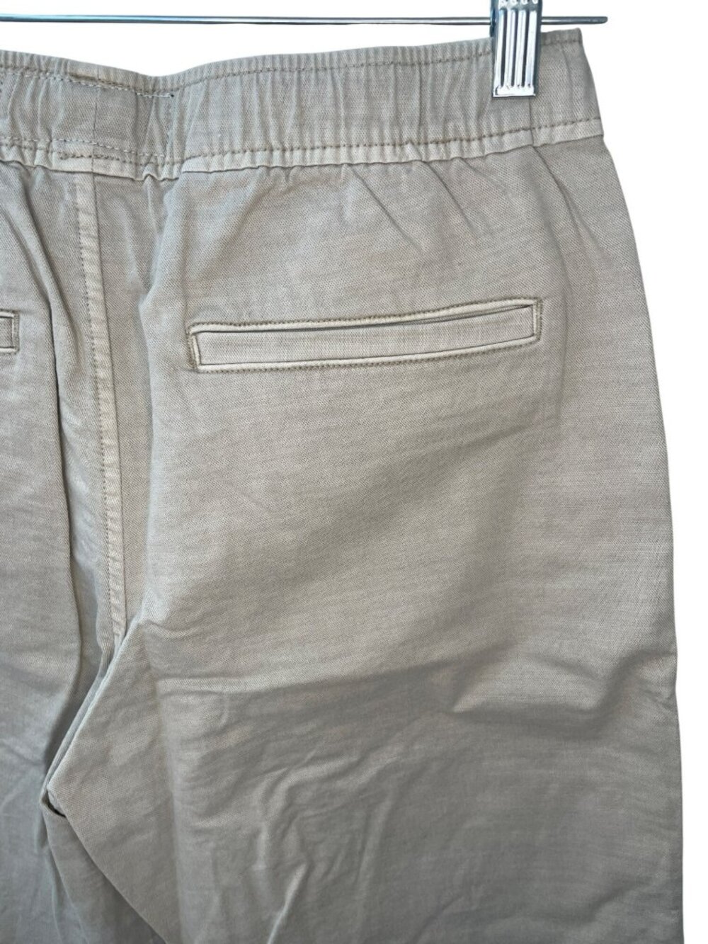 Abercrombie & Fitch Baggy Fit Beige Drawstring Pants Men's Sz S 29x29 $90 NWT - Picture 7 of 8